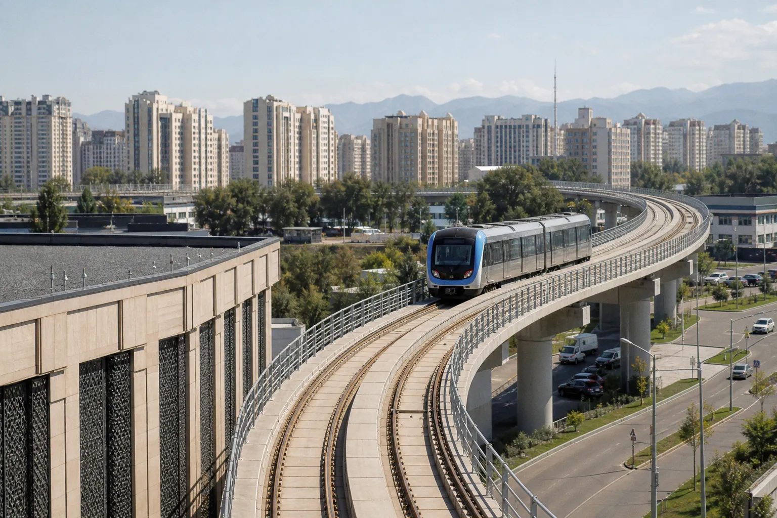 Маршруты SkyTrain в Алматы: что известно о новом надземном транспорте на 42 км