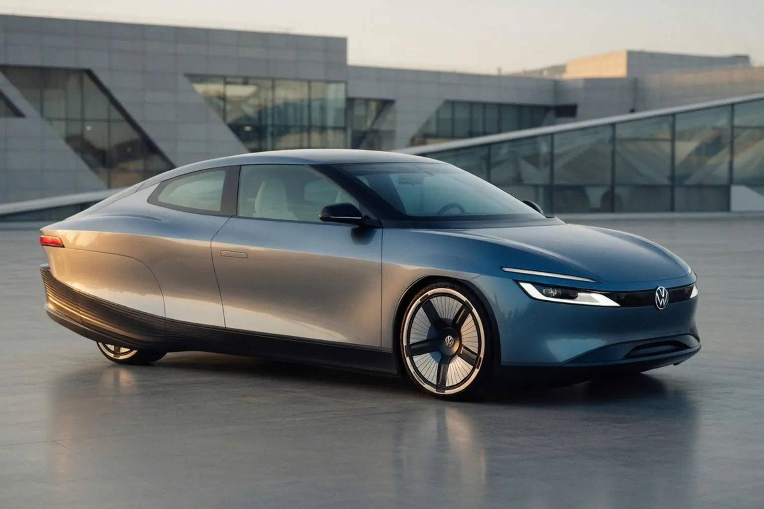 Volkswagen представил прототип Mission Efficiency с рекордной аэродинамикой